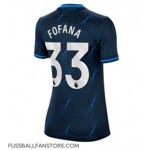 Chelsea Wesley Fofana #33 Replik Auswärtstrikot Damen 2023-24 Kurzarm